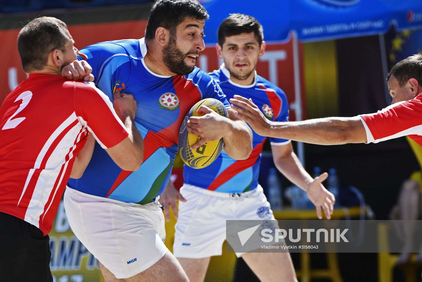 European Beach Fives Rugby Championship. Day two