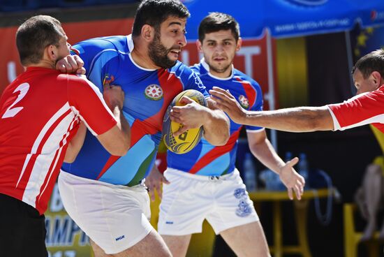 European Beach Fives Rugby Championship. Day two