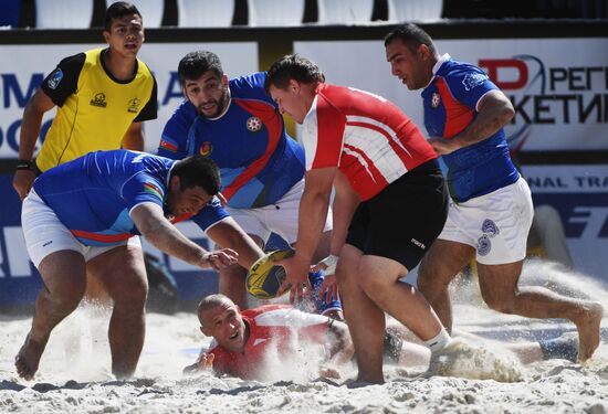 European Beach Fives Rugby Championship. Day two