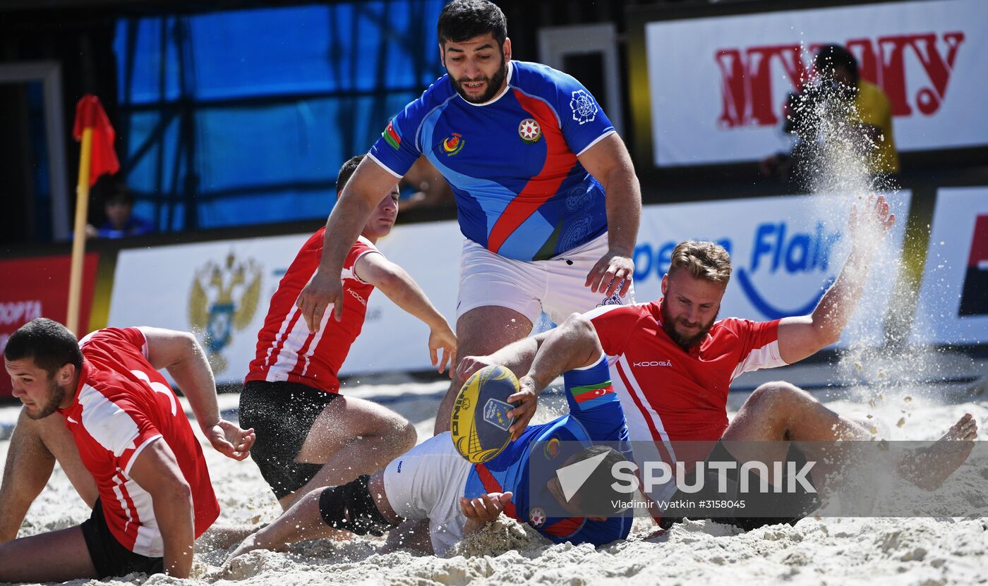 European Beach Fives Rugby Championship. Day two