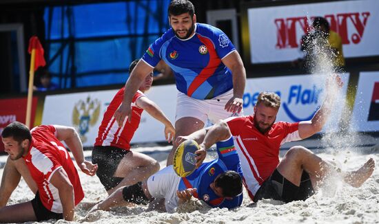 European Beach Fives Rugby Championship. Day two