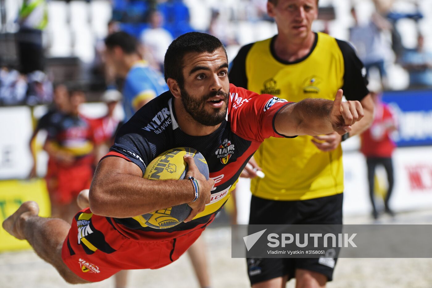 European Beach Fives Rugby Championship. Day two
