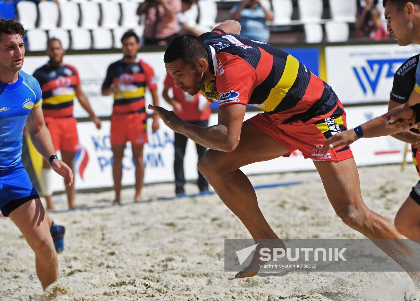 European Beach Fives Rugby Championship. Day two