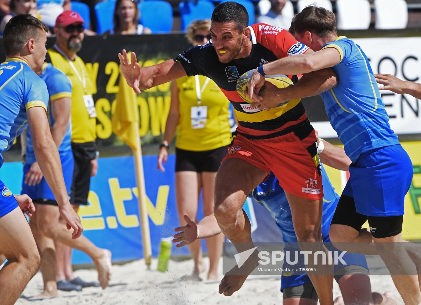 European Beach Fives Rugby Championship. Day two