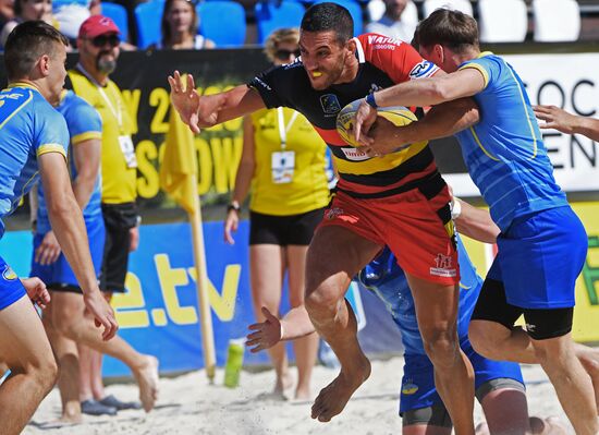 European Beach Fives Rugby Championship. Day two