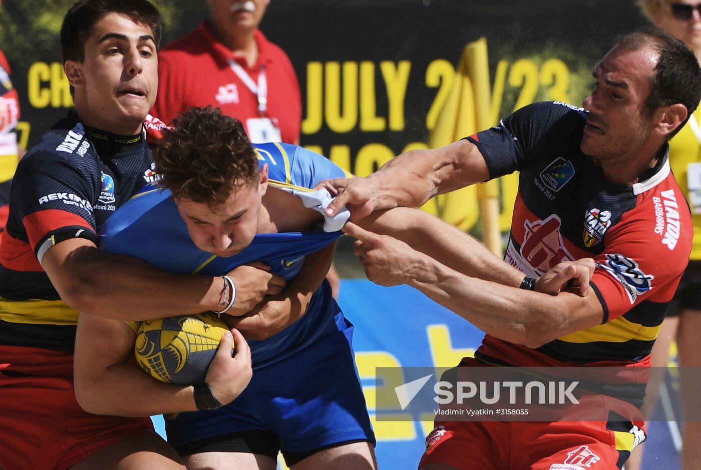 European Beach Fives Rugby Championship. Day two