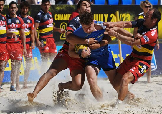 European Beach Fives Rugby Championship. Day two