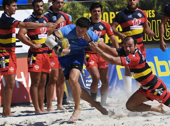 European Beach Fives Rugby Championship. Day two