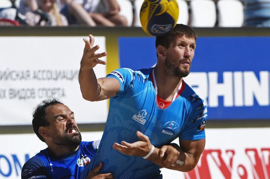 European Beach Fives Rugby Championship. Day two