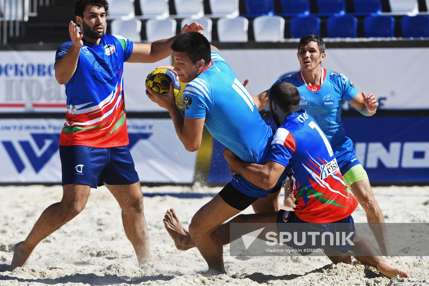 European Beach Fives Rugby Championship. Day two