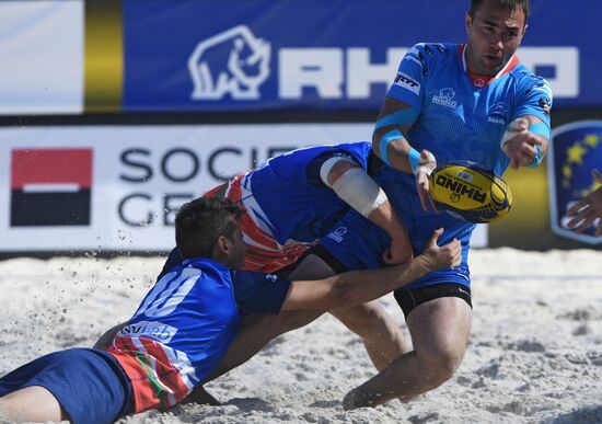 European Beach Fives Rugby Championship. Day two
