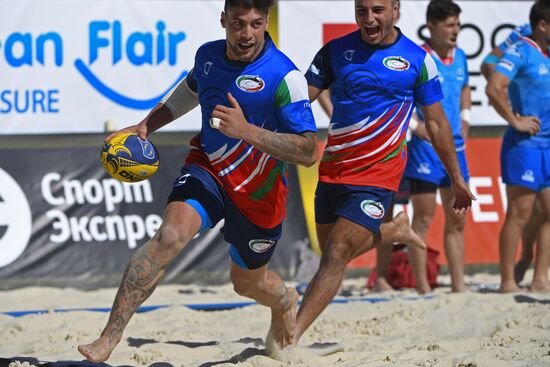 European Beach Fives Rugby Championship. Day two