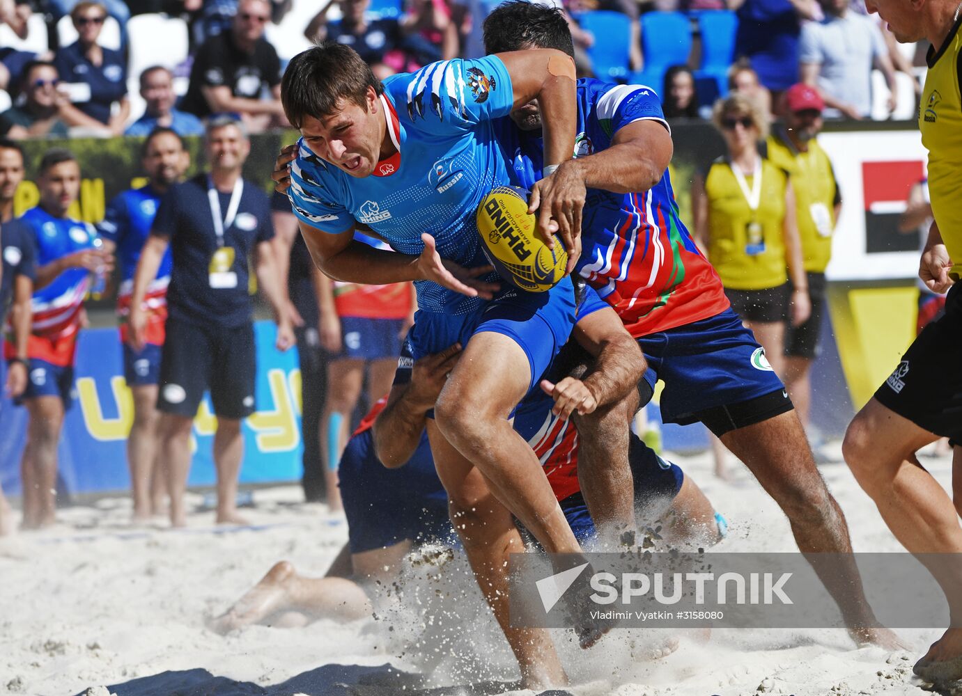 European Beach Fives Rugby Championship. Day two