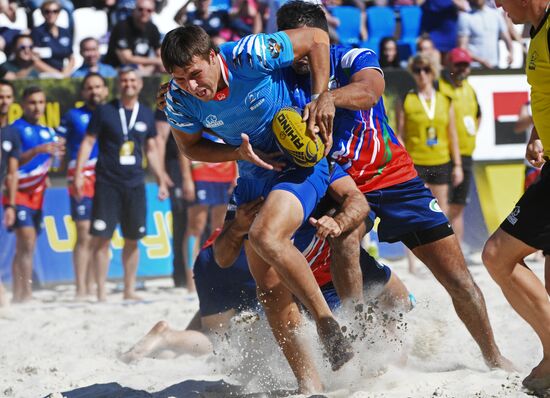 European Beach Fives Rugby Championship. Day two