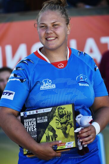 European Beach Fives Rugby Championship. Day two