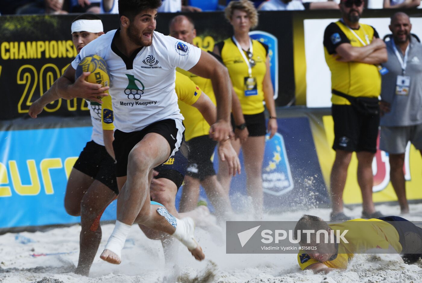 European Beach Fives Rugby Championship. Day two