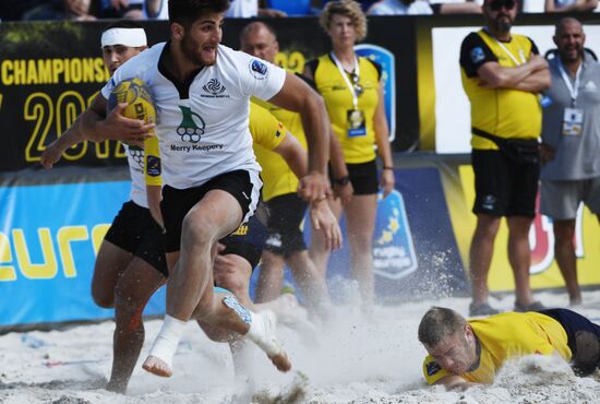 European Beach Fives Rugby Championship. Day two