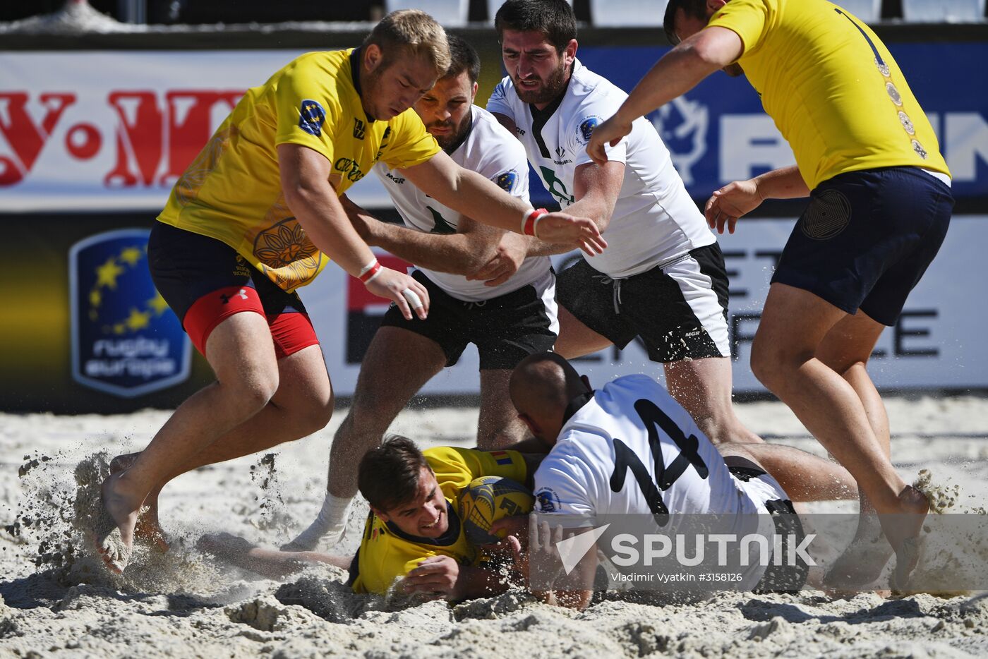 European Beach Fives Rugby Championship. Day two