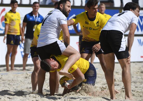 European Beach Fives Rugby Championship. Day two