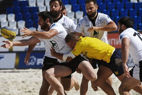European Beach Fives Rugby Championship. Day two