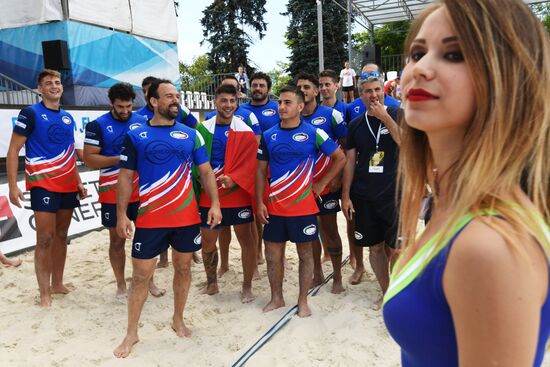 European Beach Fives Rugby Championship. Day two