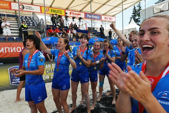 European Beach Fives Rugby Championship. Day two