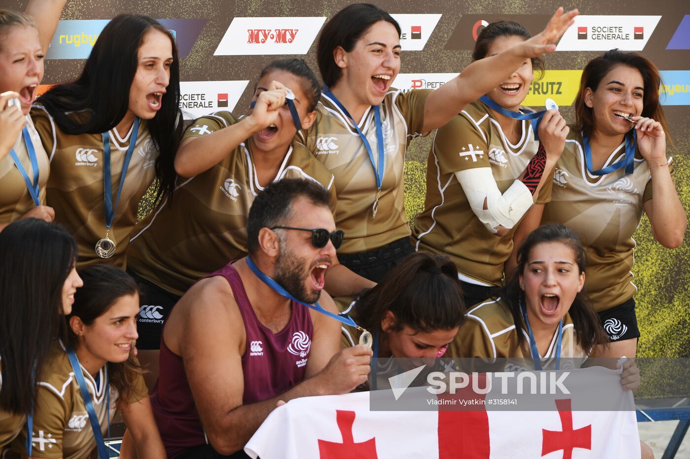 European Beach Fives Rugby Championship. Day two