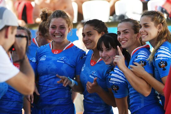 European Beach Fives Rugby Championship. Day two