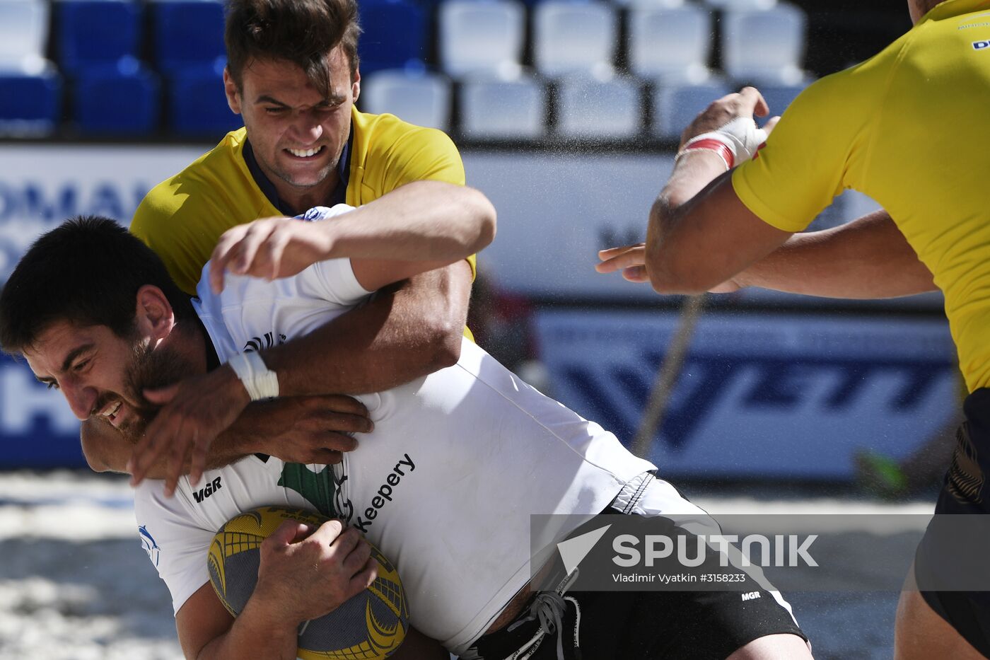 European Beach Fives Rugby Championship. Day two