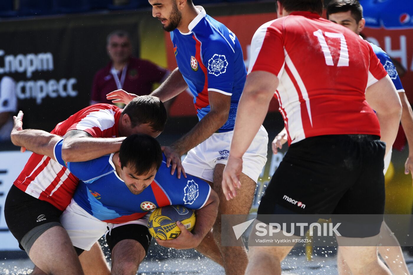 European Beach Fives Rugby Championship. Day two