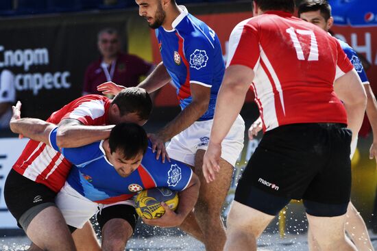 European Beach Fives Rugby Championship. Day two