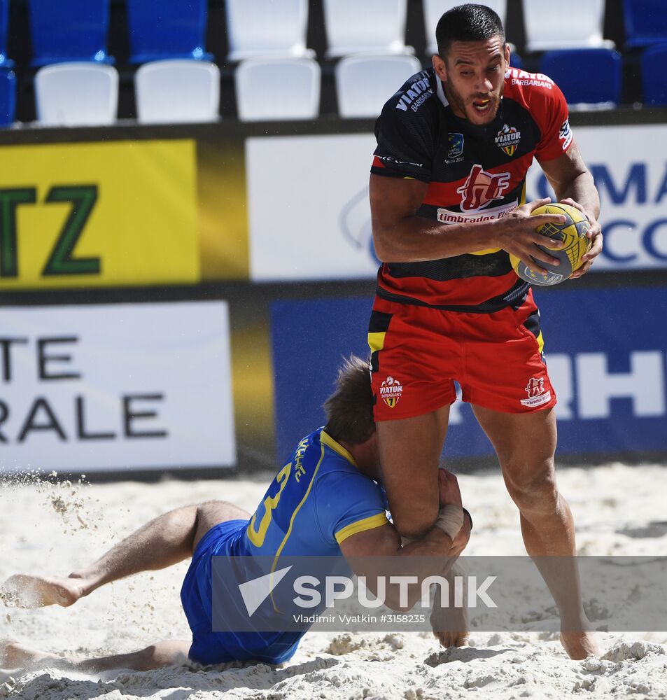 European Beach Fives Rugby Championship. Day two