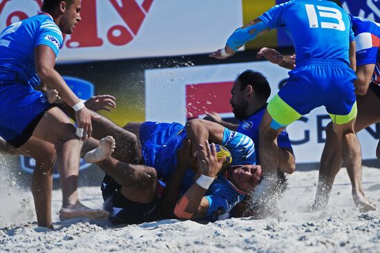 European Beach Fives Rugby Championship. Day two