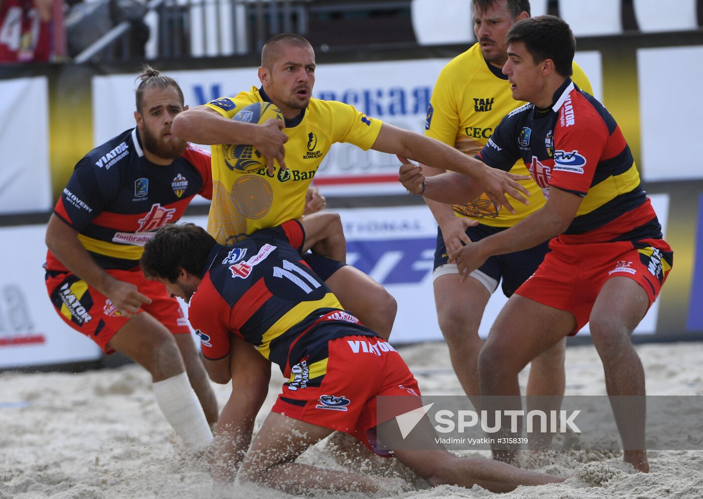 European Beach Fives Rugby Championship. Day two