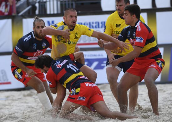 European Beach Fives Rugby Championship. Day two