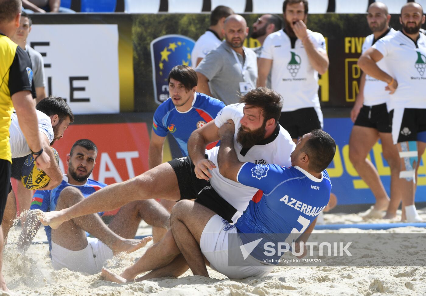 European Beach Fives Rugby Championship. Day Two