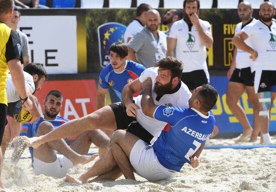 European Beach Fives Rugby Championship. Day Two
