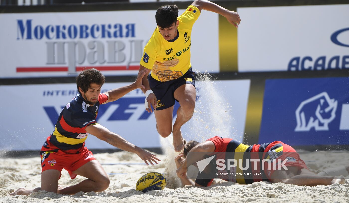 European Beach Fives Rugby Championship. Day Two