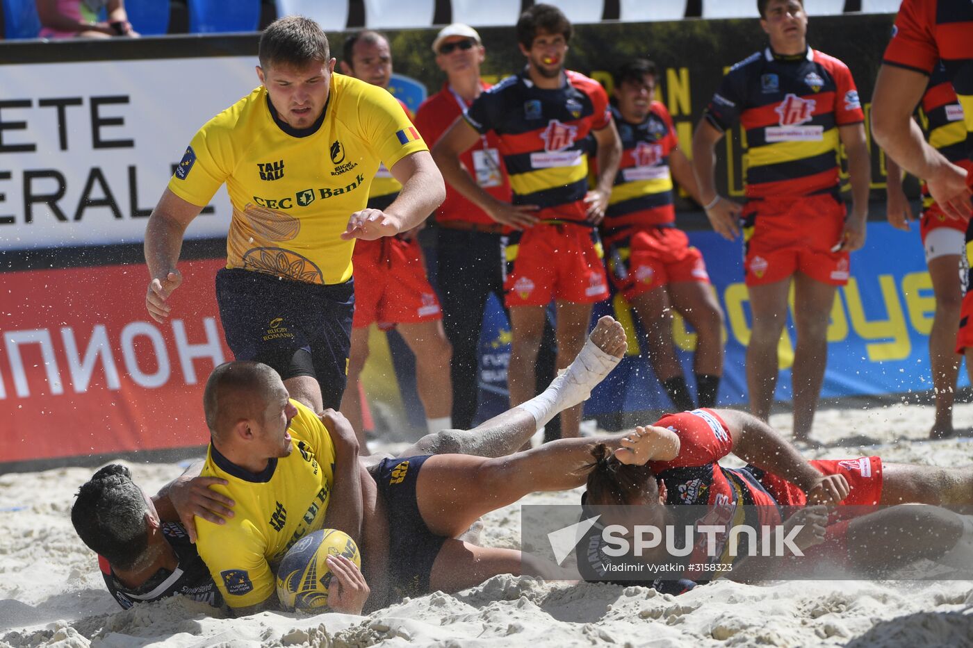 European Beach Fives Rugby Championship. Day Two