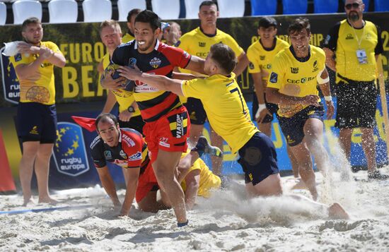 European Beach Fives Rugby Championship. Day Two