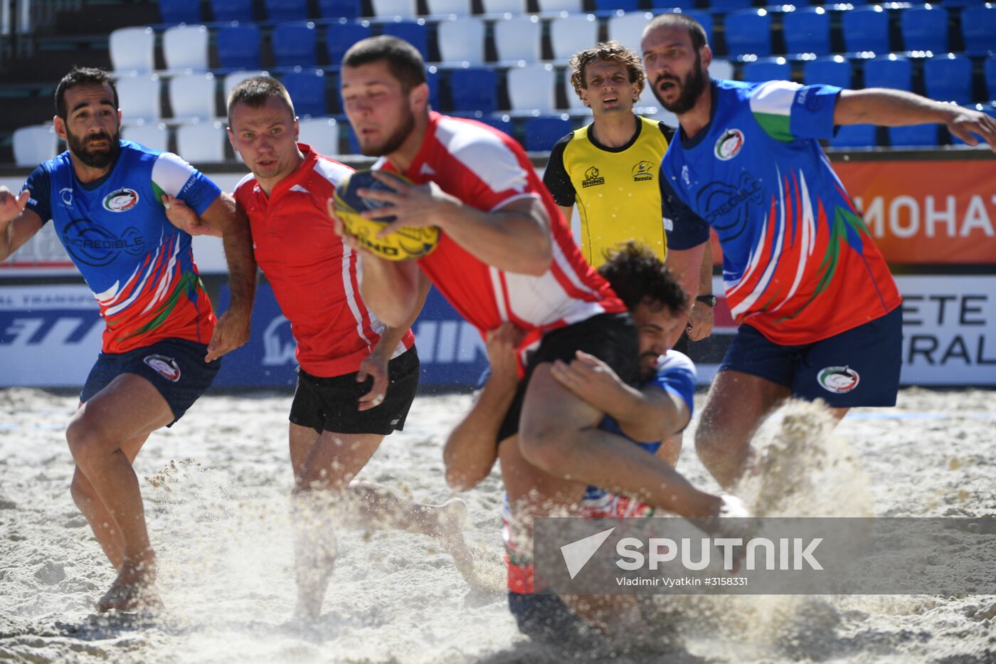 European Beach Fives Rugby Championship. Day Two