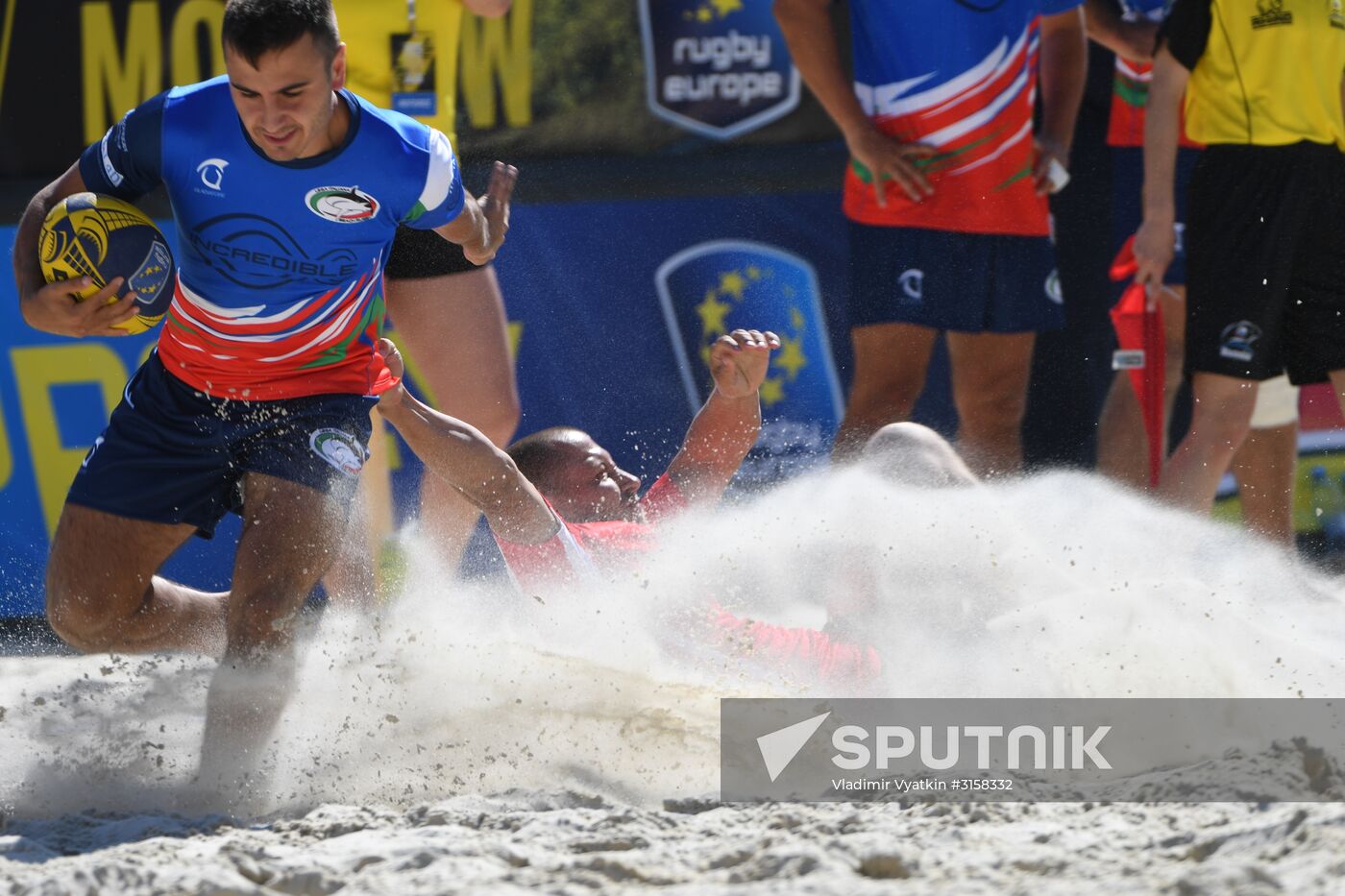 European Beach Fives Rugby Championship. Day Two