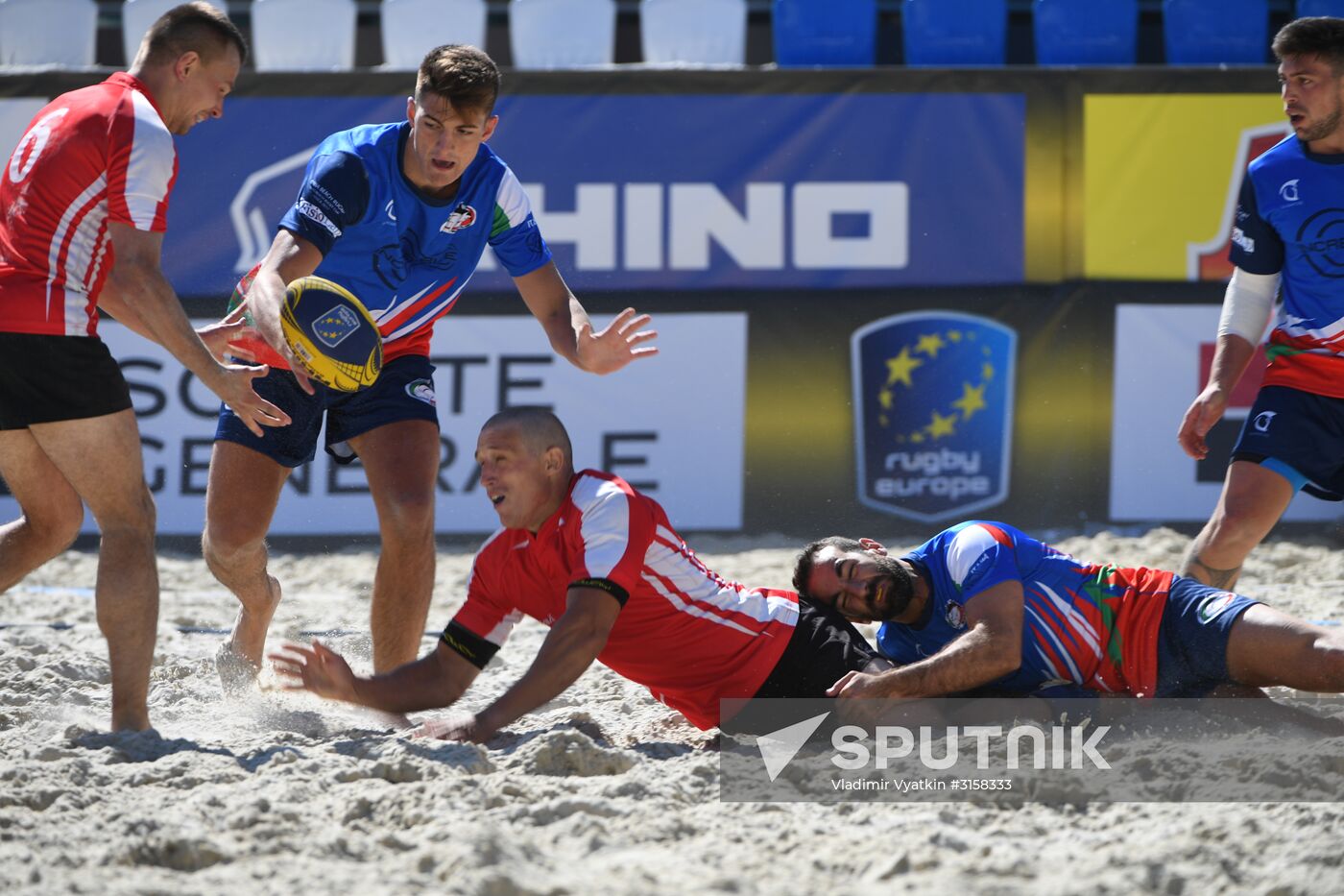European Beach Fives Rugby Championship. Day Two