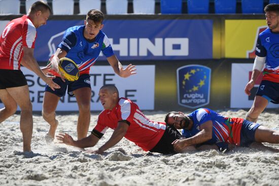 European Beach Fives Rugby Championship. Day Two
