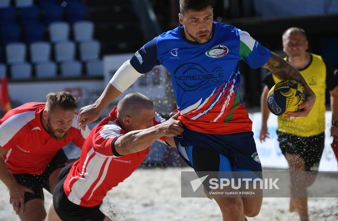 European Beach Fives Rugby Championship. Day Two
