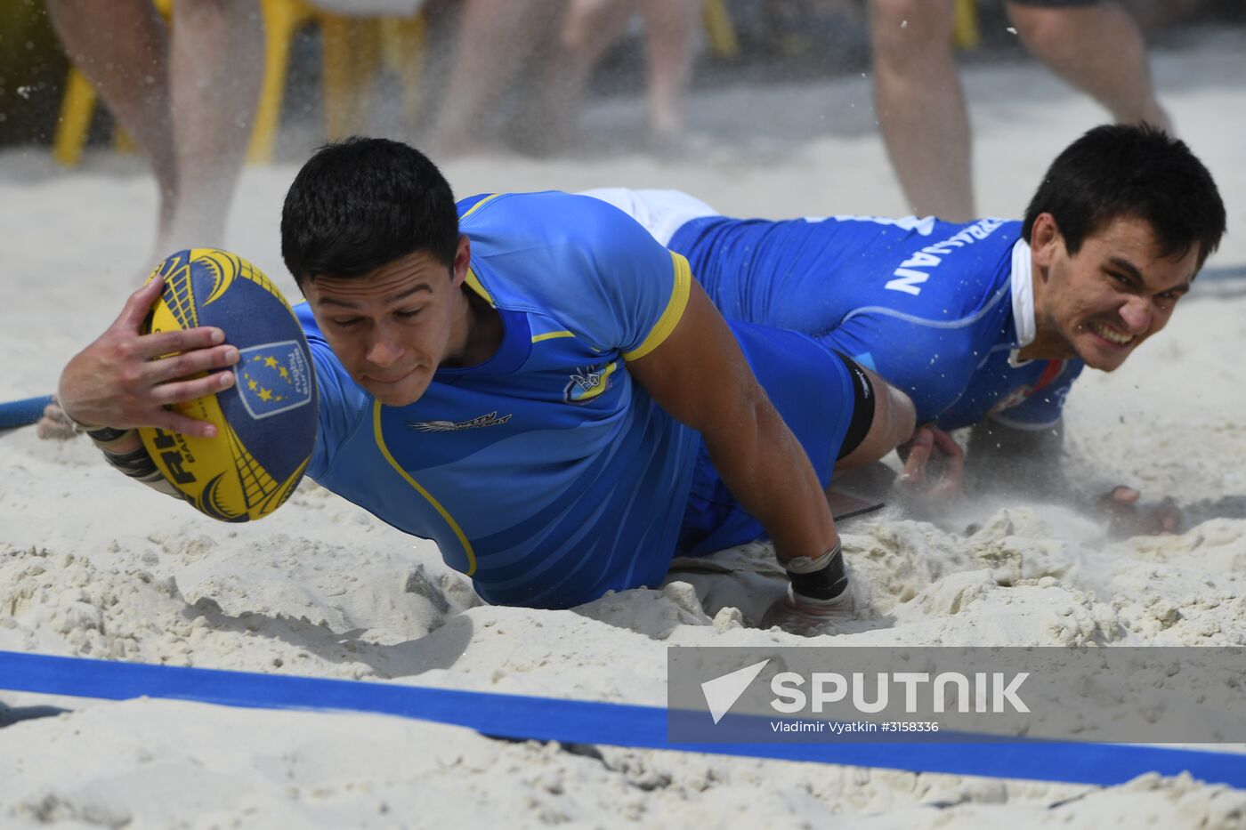 European Beach Fives Rugby Championship. Day Two