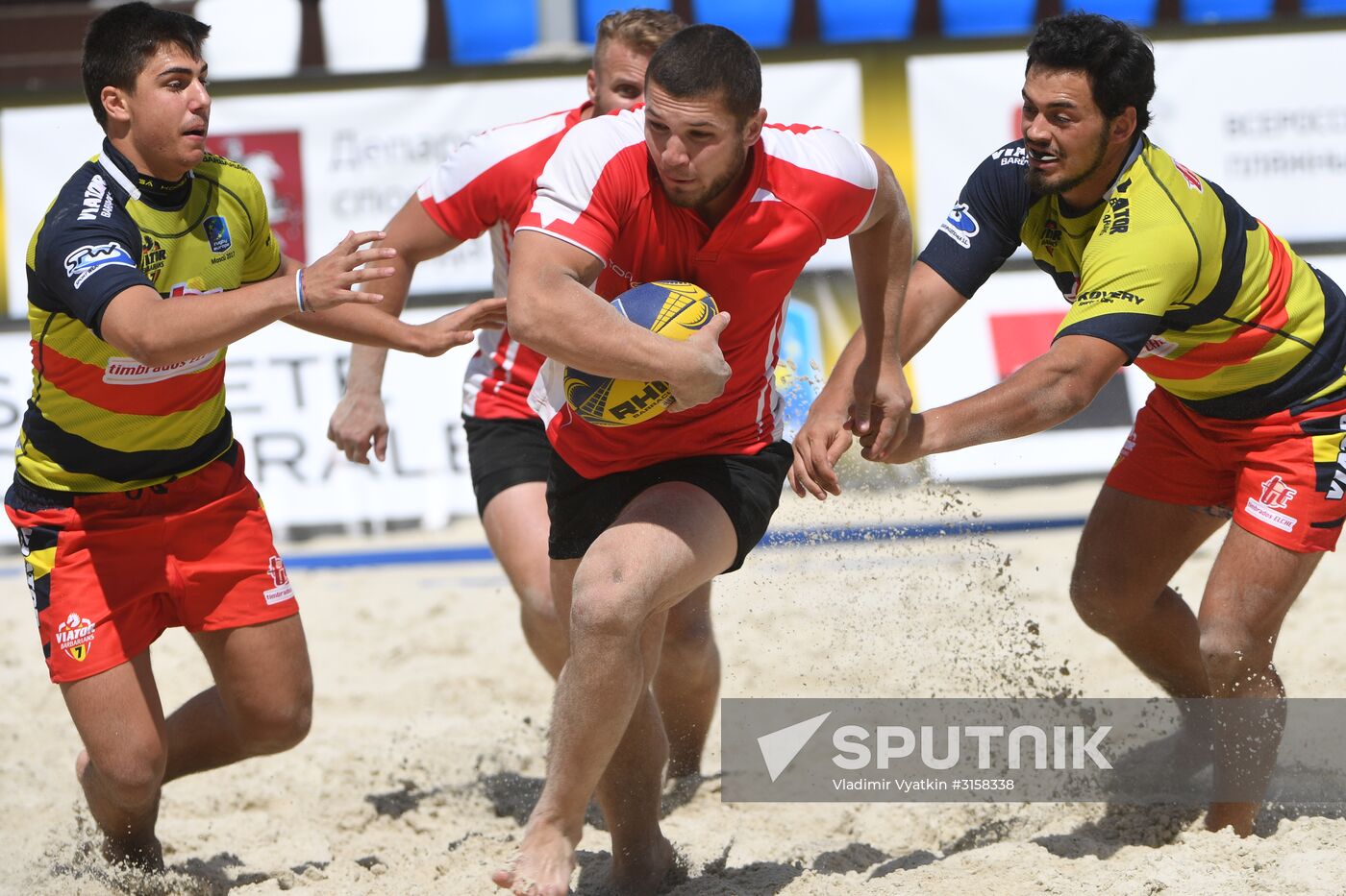 European Beach Fives Rugby Championship. Day Two