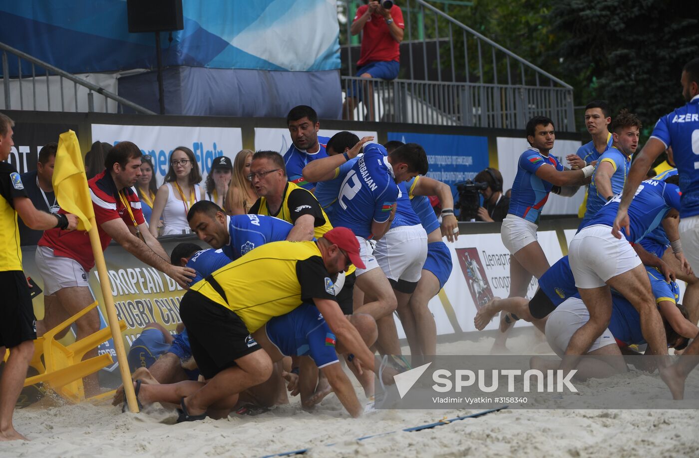 European Beach Fives Rugby Championship. Day Two