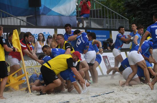 European Beach Fives Rugby Championship. Day Two