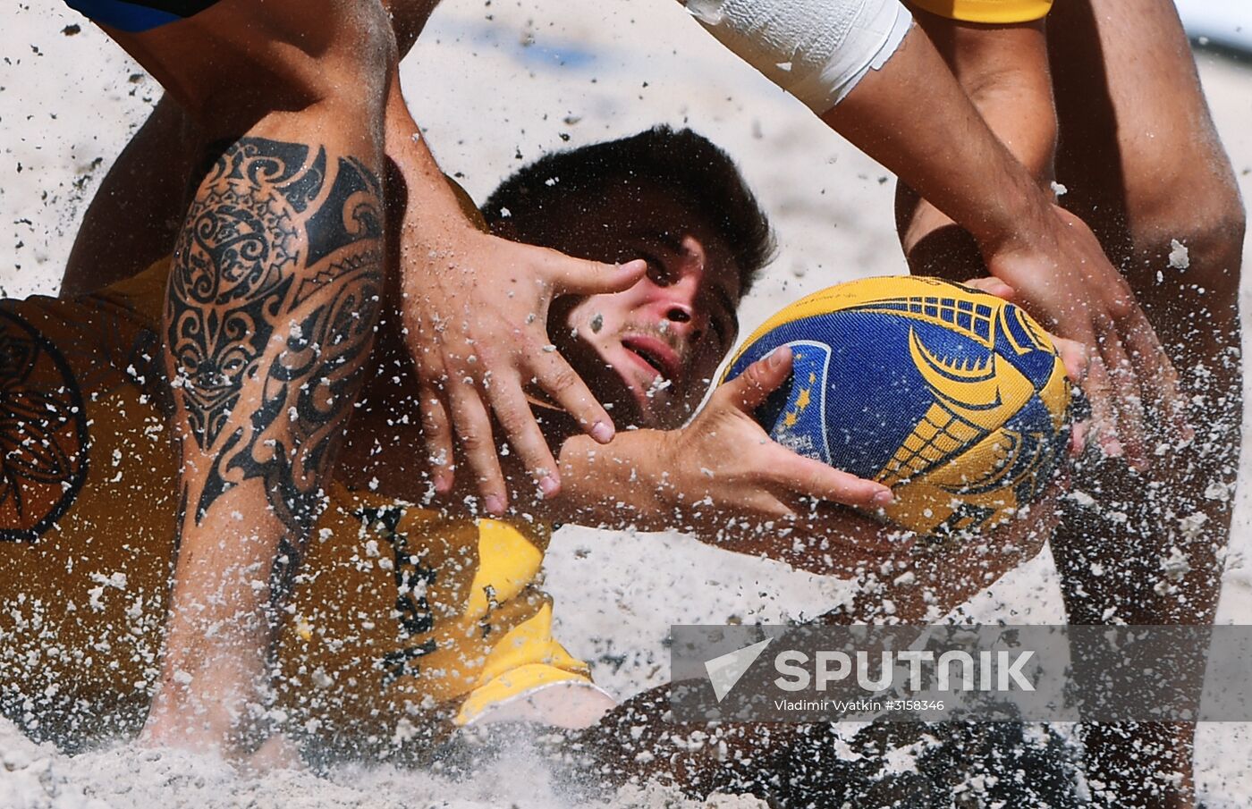 European Beach Fives Rugby Championship. Day Two